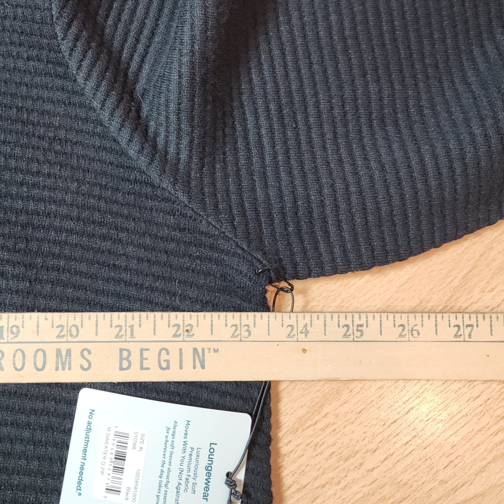 Tommy John Men's Dark Gray Zip-Up Sweater - Picture 8 of 15
